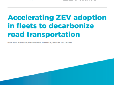 Accelerating ZEV adoption in fleets to decarbonize road transportation