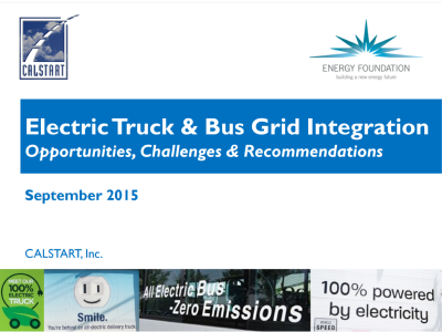 Electric Truck & Bus Grid Integration