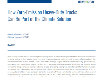 How Zero-Emission Heavy-Duty Trucks Can Be Part of the Climate Solution