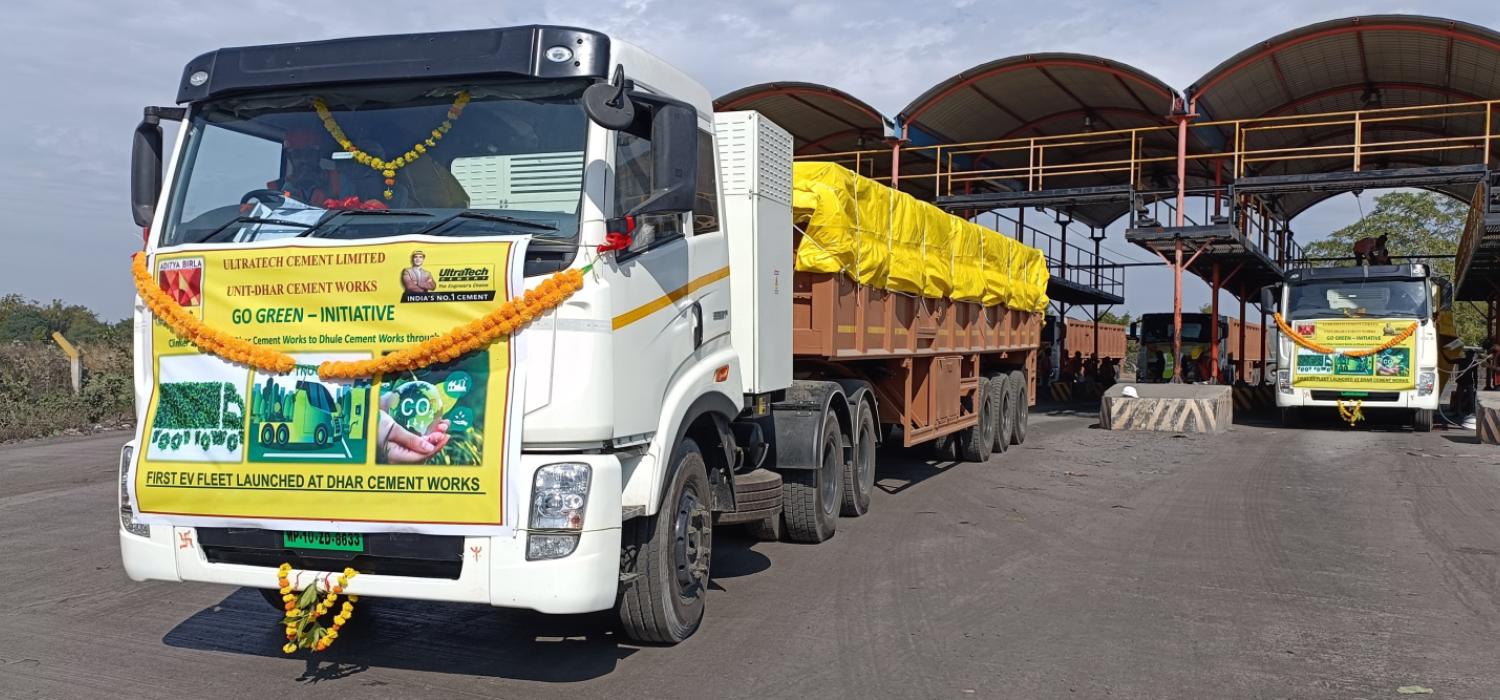 UltraTech enables green mobility for clinker with electric trucks